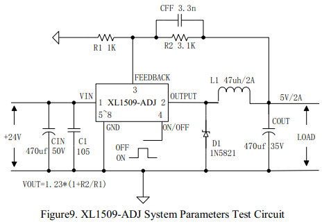 XL1509-ADJE1應(yīng)用電路