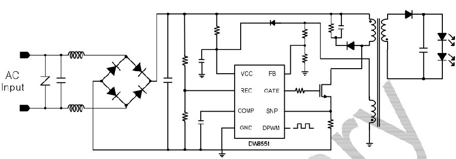 PWM調(diào)光IC,PWM調(diào)光芯片,PWM調(diào)光電源驅(qū)動IC隔離PWM調(diào)光芯片,PWM調(diào)光不閃