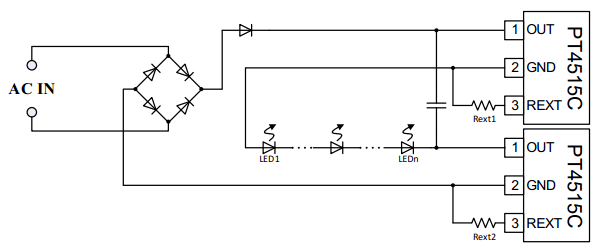 圖7. PT4515C填谷電路應(yīng)用電路原理圖2