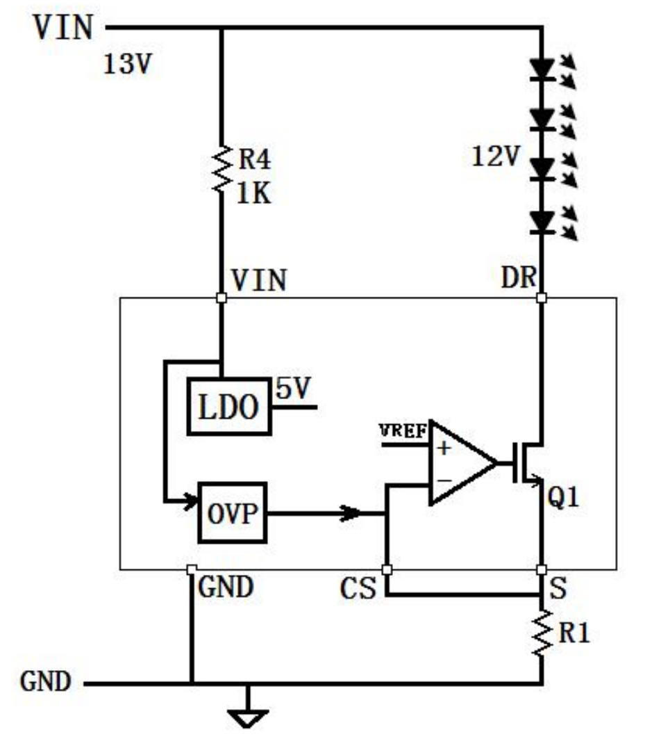 LAN1166ED typical application circuit